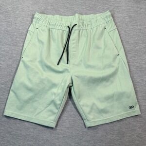 LEG3ND Shorts Men L Mint‎ Green Drawstring Cotton Blend Casual Athletic Gym